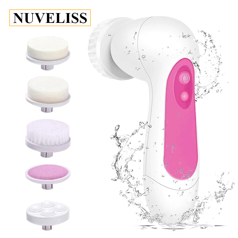 NUVELISS - 5 In1 Electric Face Cleansing Brush