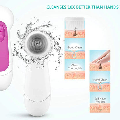 NUVELISS - 5 In1 Electric Face Cleansing Brush